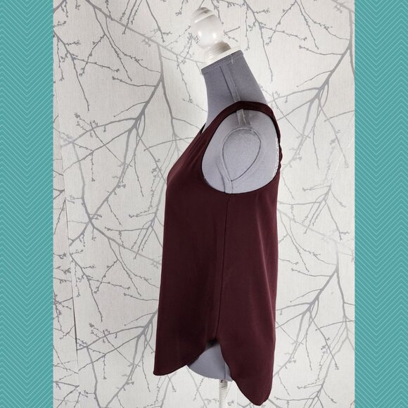 Wilfred Burgundy Sevres Sleeveless Tunic - Picture 2 of 3